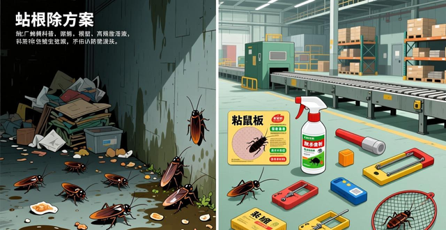 加工厂除四害方法 工厂老鼠蟑螂苍蝇蚊子消灭方案