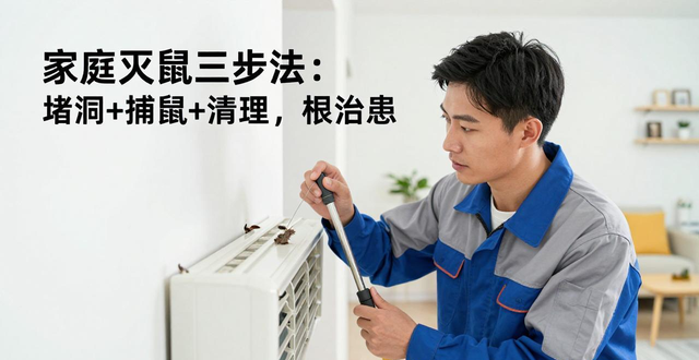 家庭灭鼠三步法：堵洞+捕鼠+清理，根治鼠患