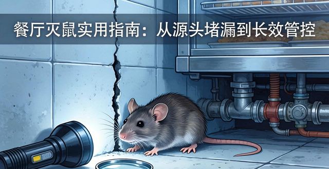 餐厅灭鼠实用指南：从源头堵漏到长效管控