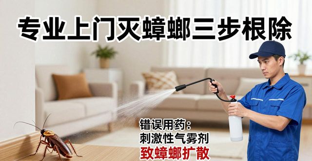 蟑螂上门处理_灭杀蟑螂上门服务多少钱一次_上门灭蟑螂